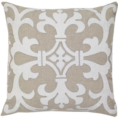 Housse de coussin carré en lin Cybele