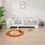 Lit simple Montessori avec porte de sécurité et clôture - Lit pour enfant à profil bas, sans sommier, blanc-1654971747-1656619682