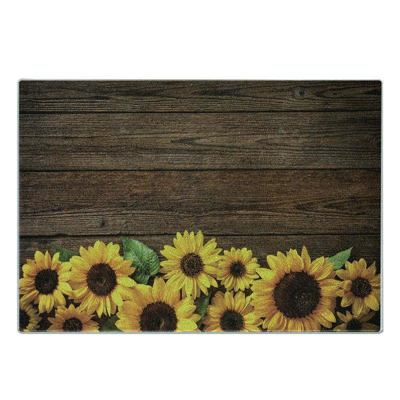 Planche à découper en verre trempé Ambesonne