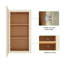 Armoire murale de style Shaker blanc antique l 21 po x P 12 po x H 30 po Homeibro Cozy Design-926327726-925975465