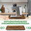 Appliance Slider, Sliding Tray For Coffee Maker, Rustic Brown