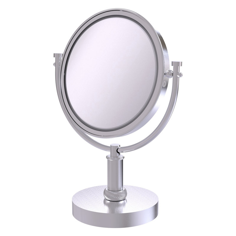 Mooresville Metal Mirror, Satin Chrome, 3x