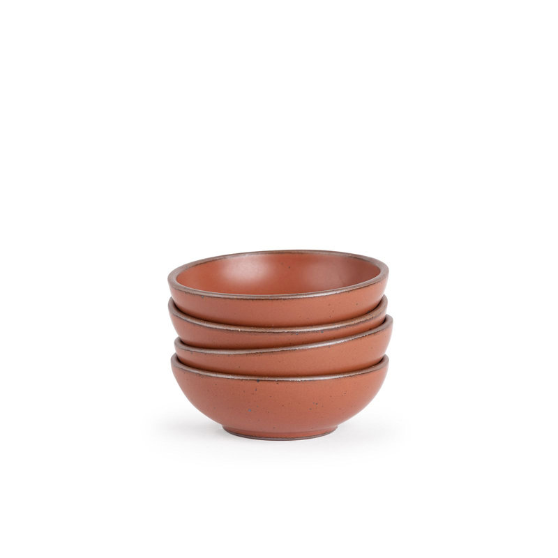 Breakfast Bowl - Set of 4, Red