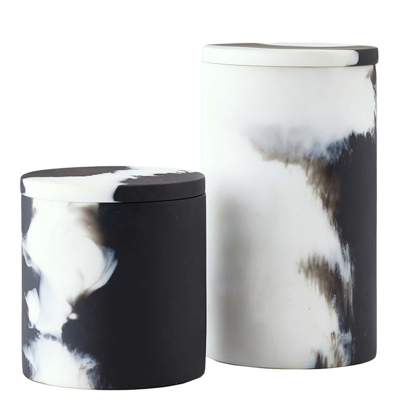 Hollie Round Containers, Set Of 2