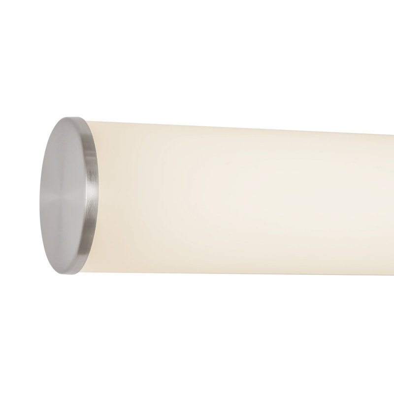 Rico 30-in Black dimmable LED Wall Sconce, Nickel
