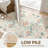 Bloom Floral Pink/Beige Non-Slip Machine-Washable Area Rug-885741243-888380227