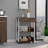 Kitchen Cart, Three Shelves, Four Casters