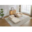 Canapé-lit convertible au sol, canapé modulaire modulaire à structure fixe, causeuse en tissu chenille sans assemblage pour le salon et la chambre à coucher-1976398210