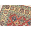 Tapis rouge en laine noué à la main de conception unique 8 pi 1 po x 9 pi 7 po Gabil