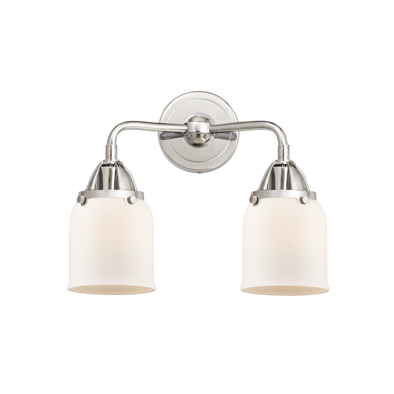 Shauna 2 - Light Vanity Light, Matte White, LED, Polished Chrome