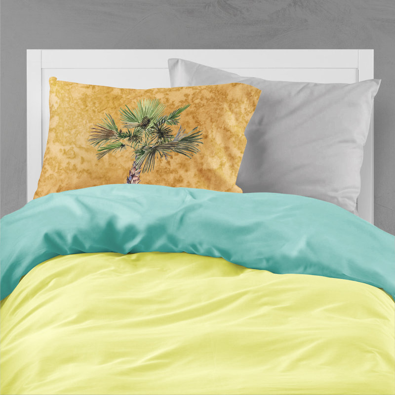  Palmier sur taie d'oreiller