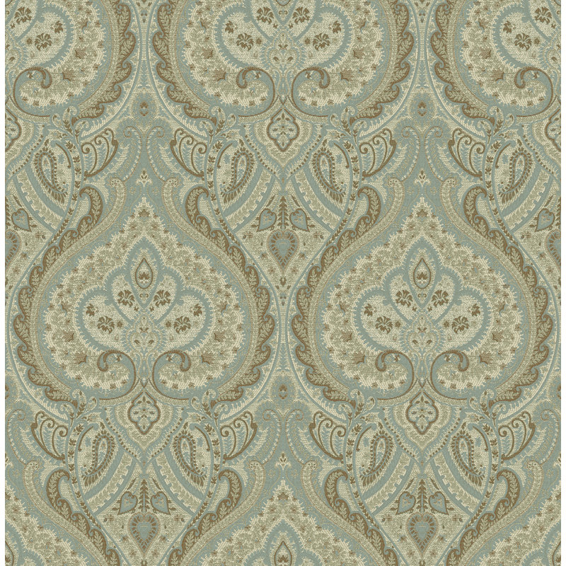 Seabrook Designs, Bleu / Beige
