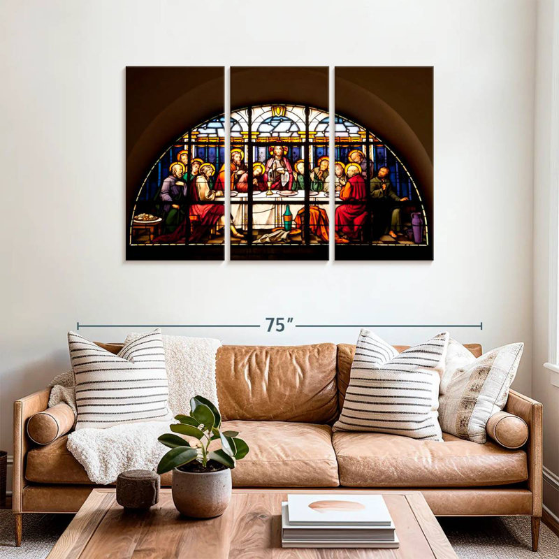 Adella Jesus And His Disciples, 36" H x 57" W