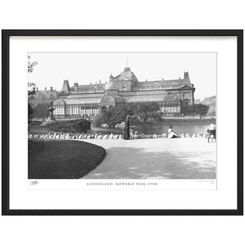 Sunderland, Mowbray Park C1900 by Francis Frith - Single Picture Frame Print, 45cm H x 60cm W x 2.3cm D