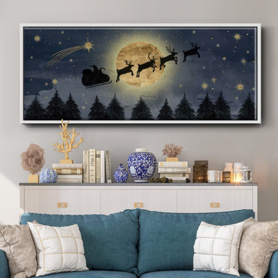 Santas Ride - toile encadrée