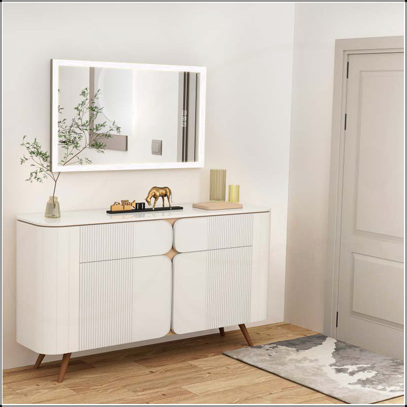 Sleek and Functional LED Bathroom Mirror with Advanced Features for a Luxurious and Convenient Experience., 36" x 28"