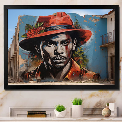 " Cuban Man Street Art "