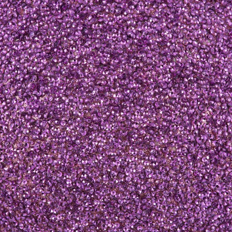 Ornement boule perlé, Mauve
