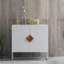 Table de chevet Cayenne en blanc