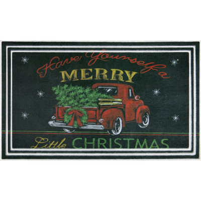 Camion rouge de Noël «Have you a Merry Little Christmas»