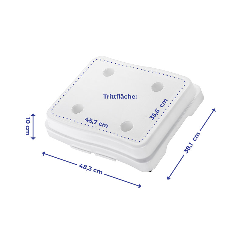 Maximex bathroom step 1, 38.1 x 48.3 x 10cm