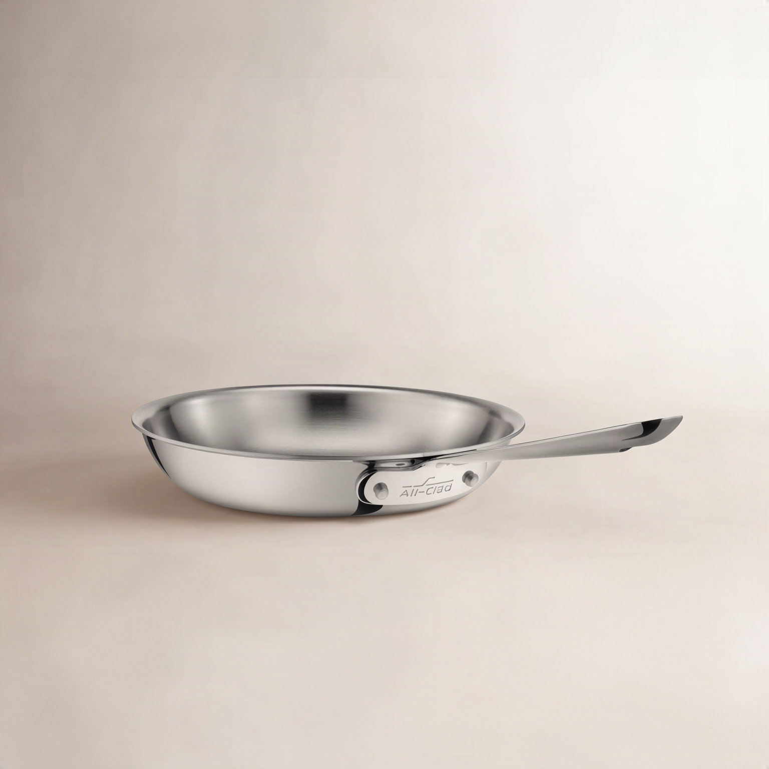 All-Clad D3® Stainless Steel Frying Pan, 10" Diameter