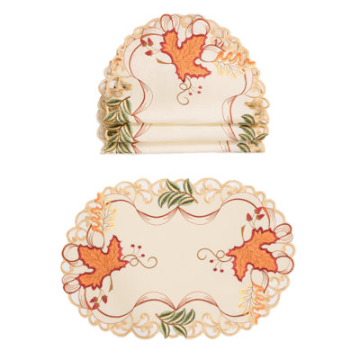 Napperon Falling Leaves 19 "