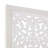 Wooden Handmade Hinged Foldable Partition 3 Panel Floral Partition Room Divider Screen
