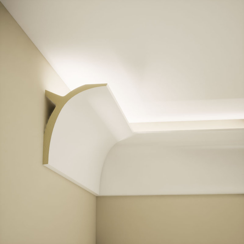 Moulure couronne EnduraGlow Christian, uréthane apprêté