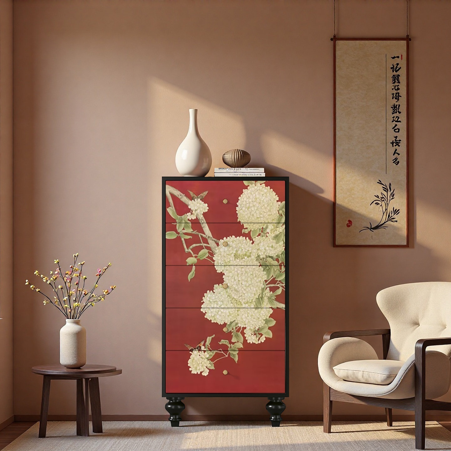 HomeLuxea Multifunction five drawers cabinet decor cabinet | Wayfair