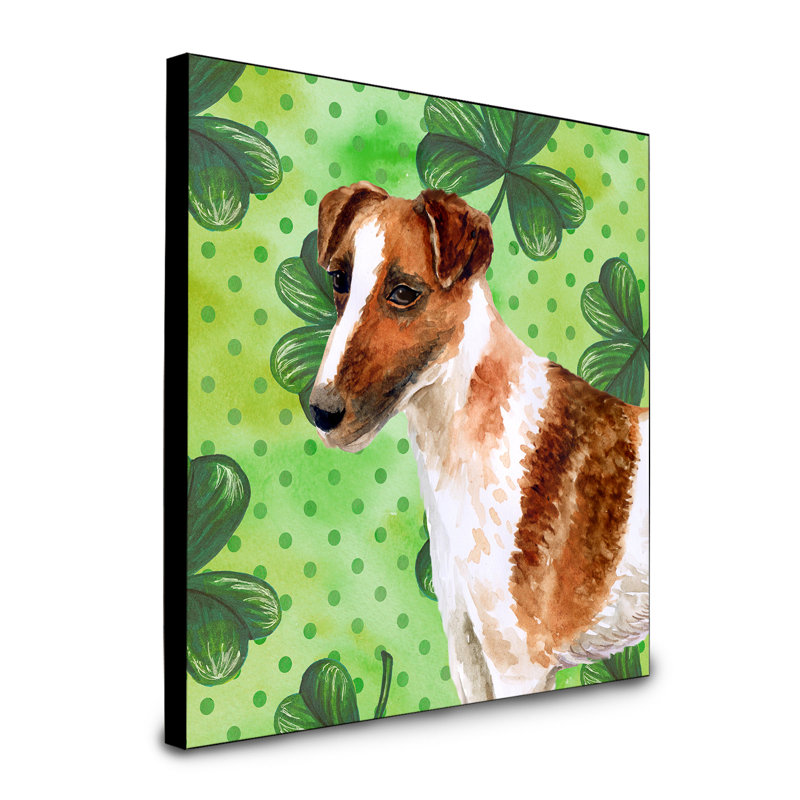 Panneau mural d’art Ibiza, Fox terrier au poil lisse