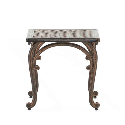 Cast End Table, Patio Table