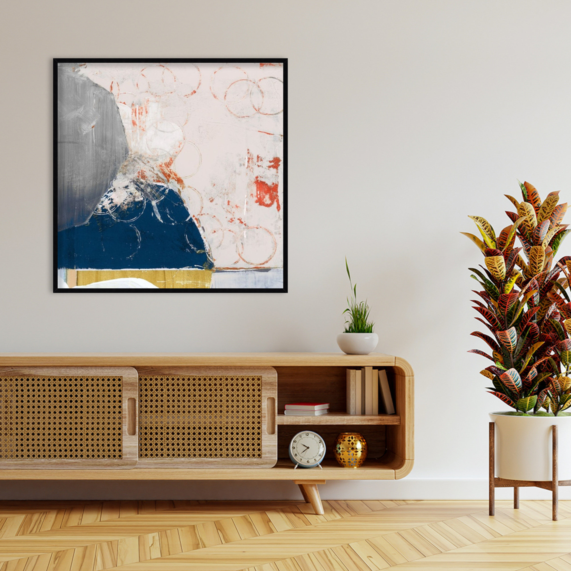 Beautiful Mess II by Gilpin Wood Framed Wall Art Print, Black, 41" H x 41" W