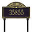 Sunburst 1-Line Lawn Address Sign-536220683-536220686