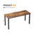 Office Computer Desk 54 Inches Modern Simple Heavy Duty Working Study Table,PC Writing Table,Home Office Writing Desk Perfect For Training/Card/Meeting Teak&White-1635571820