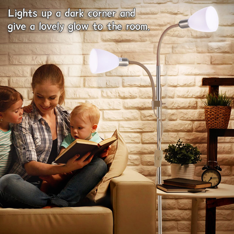 180cm Polished Torchiere Floor Lamp