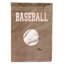 Drapeau de jardin 2 côtés baseball