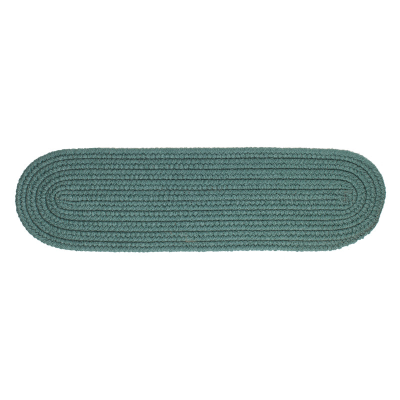 Tapis d'escalier intérieur / extérieur Smyth, Bleu sarcelle
