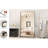 67X40 Inch Square Hanging Mirror, Metal Frame, Wheels, Black Color, Ideal For Bedroom And Living Areas Oversized Floor Mirror With Frame Multiple Rooms