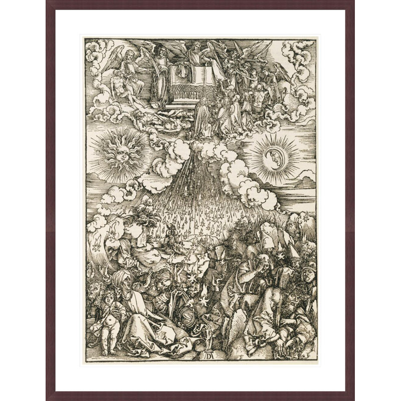 L'ouverture du Sixième sceau de l'Apocalypse de Saint-Jean par Albrecht Dürer, H 41,5 po x l 31,99 po