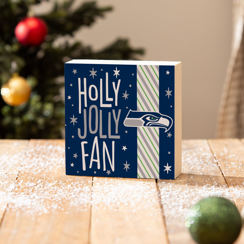 Enseigne murale de vacances en bois Seattle Seahawks 6 "