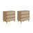 Claudinette Boho Bedroom Dresser With Woven Seagrass