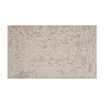 Tapis beige lavable à la machine