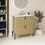 Meuble-lavabo 30 po avec lavabo en céramique-701884080