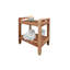 Banc de douche en teck EcoDecors, avec accoudoirs LiftAid-25158391
