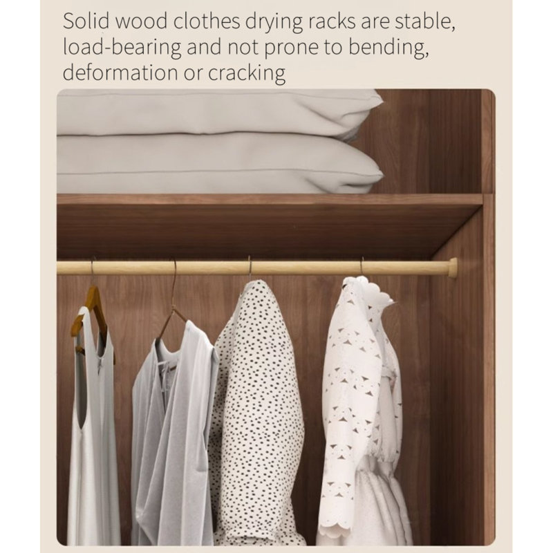 Garde-robe simple, moderne et tendance, H 79 po x l 79 po x P 24 po