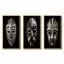 3 pièces sur toile - Masque africain traditionnel et traditionnel-176868242-176868241