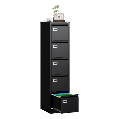 61.61H'' 5 -Drawer Steel File Cabinet