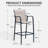 Ontiveros Metal Outdoor 28.74'' Bar Stool-621454949