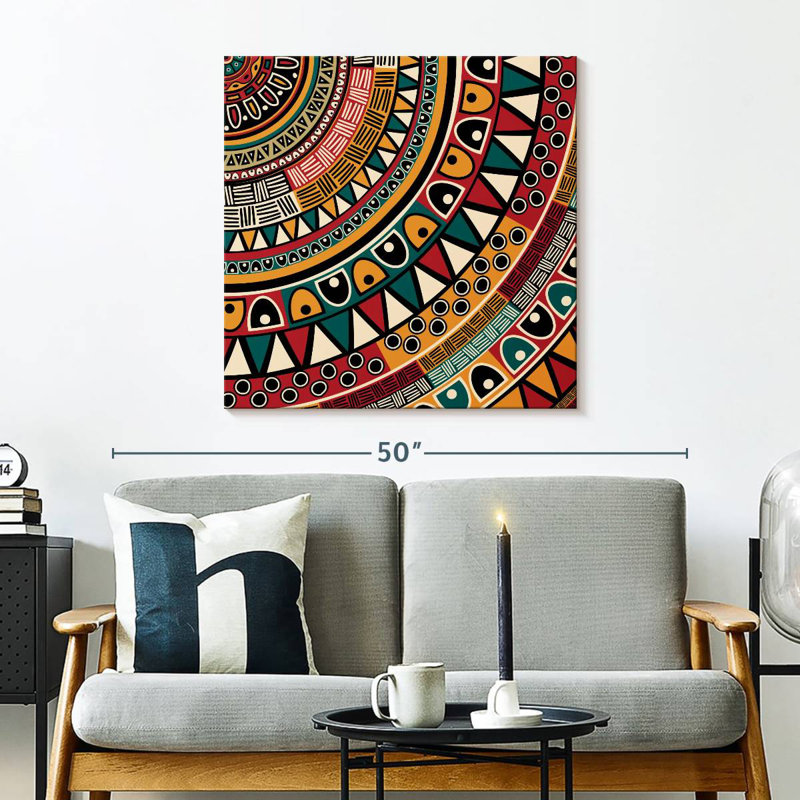 Kerner African Pattern, 30" H x 30" W